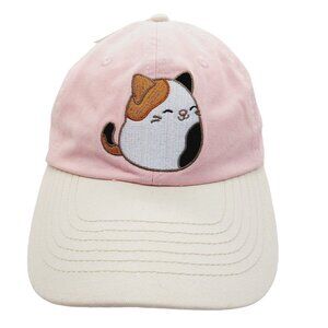 Squishmallows Cam the Cat Baseball Cap Pink Hat Kellytoy